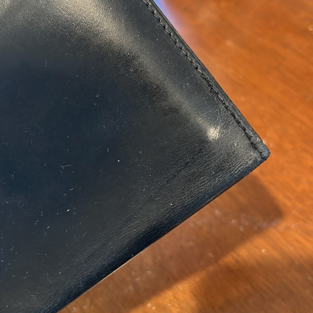 Vintage Hermes Bearn Wallet - Black - Picture 3 of 10